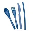 Alameda Wheat Straw Cutlery Set | https://www.bestnamebadges.com