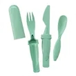 Arroyo II Bamboo Fiber Cutlery Set | https://www.bestnamebadges.com