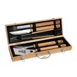 Cleveland 5-Piece Bamboo BBQ Set | https://www.bestnamebadges.com