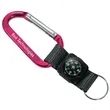 Busbee Carabiner with Compass | https://www.bestnamebadges.com
