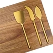 Wright 4-Piece Acacia Wood Serving Set | https://www.bestnamebadges.com