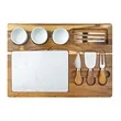 Milton 11-Piece Acacia Wood Cheese Set | https://www.bestnamebadges.com
