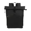 Casey PU Roll-Top Laptop Backpack | https://www.bestnamebadges.com