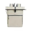 Casey PU Roll-Top Laptop Backpack | https://www.bestnamebadges.com