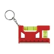 Hank 3" Level / Ruler Keyring | https://www.bestnamebadges.com