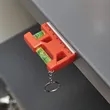 Hank 3" Level / Ruler Keyring | https://www.bestnamebadges.com