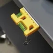 Hank 3" Level / Ruler Keyring | https://www.bestnamebadges.com