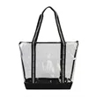 Capitola Clear TPU Zippered Tote | https://www.bestnamebadges.com