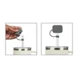 Morey Silicone Straw Topper | https://www.bestnamebadges.com