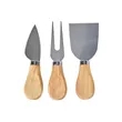 Morrissey 4-Piece Bamboo Cheese Set | https://www.bestnamebadges.com
