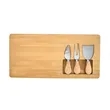 Morrissey 4-Piece Bamboo Cheese Set | https://www.bestnamebadges.com