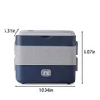 Portable Electric Food Self Cooking Heater Lunch Box | https://www.bestnamebadges.com
