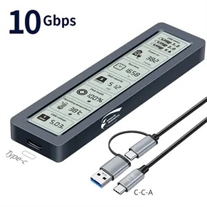 Portable Type-C M.2 NVME SSD Hard Drive Docking Enclosure