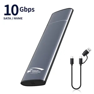 Portable Type-C M.2 NVME/NGFF SSD Hard Drive Enclosure