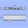 7-in-2 USB C Hub For MacBook | https://www.bestnamebadges.com