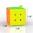 Custom Logo Fun Cube Keychain Stress Toy Gift | https://www.bestnamebadges.com