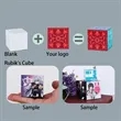 Custom Logo Fun Cube Keychain Stress Toy Gift | https://www.bestnamebadges.com