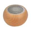 Portable Bluetooth Speaker With Wooden Case Custom Logo | https://www.bestnamebadges.com