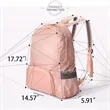 Foldable Backpack Convertible Travel Tote Custom Logo | https://www.bestnamebadges.com