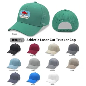 6 Panels performance Quick Dry Golf perforated Trucker Cap