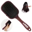 Custom Paddle Cushion Hair Brush With Logo Comfortable | https://www.bestnamebadges.com