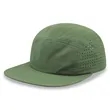 7 panel performance perforated nylon camper hat  | https://www.bestnamebadges.com