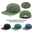 7 panel performance perforated nylon camper hat  | https://www.bestnamebadges.com