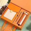 Gift Set With Notebook In PU Cover Pen And thermos cup | https://www.bestnamebadges.com