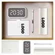 Premium Gift Set With Notebook Tumbler Pen Smart Speaker | https://www.bestnamebadges.com