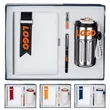 Executive Gift Set With Notebook Tumbler Pen And USB Drive | https://www.bestnamebadges.com
