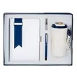 Executive Gift Set With Notebook Tumbler Pen And USB Drive | https://www.bestnamebadges.com