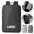Hard Shell Laptop Backpack Protective Travel Custom Logo | https://www.bestnamebadges.com