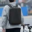 Hard Shell Laptop Backpack Protective Travel Custom Logo | https://www.bestnamebadges.com