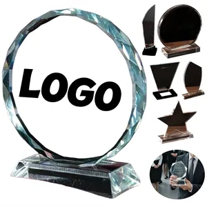 Custom Crystal Trophy Award Perfect for Any Recognition