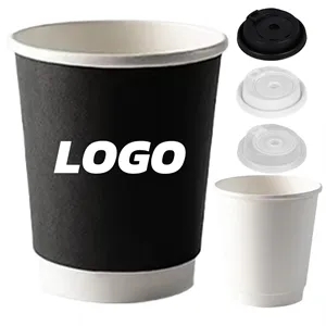 Customizable 10oz Disposable Paper Cup for Parties Events