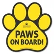 Paw Print Car Magnet 5.75 x 5.75 | https://www.bestnamebadges.com