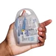 25pc Medium First Aid Kit in Press-Open Case | https://www.bestnamebadges.com