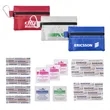 14pc First Aid Kit in Soft Zipper Pouch with Carabiner | https://www.bestnamebadges.com