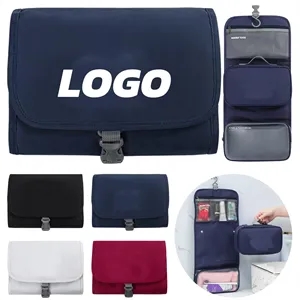 Roll Up Cosmetic Bag Compact Organizer for Travel Daily Use