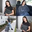Portable Travel Blanket with Packing Bag Compact Cozy | https://www.bestnamebadges.com
