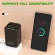 25W 6 Port USB Charger Fast Charging for Multiple Devices | https://www.bestnamebadges.com