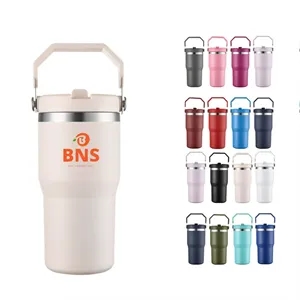 20oz Tumbler with Handle and Straw Lid