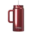 RTIC 64oz Ringed Stainless Steel Ceramic Lined Travel Mugs | https://www.bestnamebadges.com