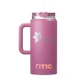 RTIC 64oz Ringed Stainless Steel Ceramic Lined Travel Mugs | https://www.bestnamebadges.com