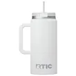 RTIC 64oz Ringed Stainless Steel Ceramic Lined Travel Mugs | https://www.bestnamebadges.com