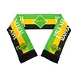 Fan Sports Team Scarf With Customizable Design | https://www.bestnamebadges.com