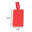 Travel Luggage Tag ID Holder Durable Customizable Logo | https://www.bestnamebadges.com