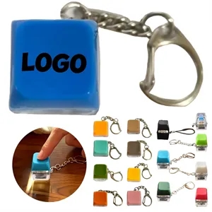 Keyboard Keychain Stress Relief Toy Portable Fun Fidget Gift