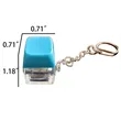 Keyboard Keychain Stress Relief Toy Portable Fun Fidget Gift | https://www.bestnamebadges.com