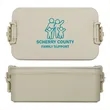 Canteen Stackable Lunch Box With Utensils | https://www.bestnamebadges.com